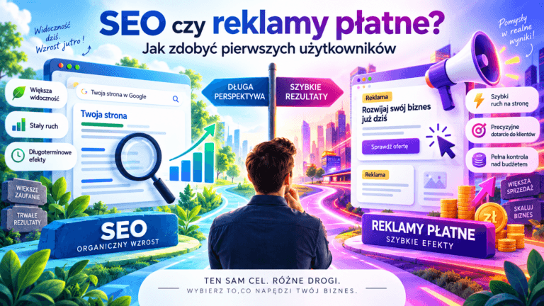 SEO czy reklamy płatne – porównanie sposobów zdobywania pierwszych użytkowników